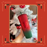 Ly Starbucks Disney Tumbler Mickey đỏ - xanh lá