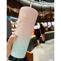 Ly Starbucks Gradient Hồng