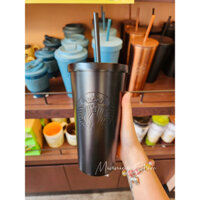 Ly Starbuks Cold Cup Stainless Steel Black 16Oz (473ml)