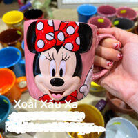 ly sứ 3D  disney mặt chuột minnie mouse