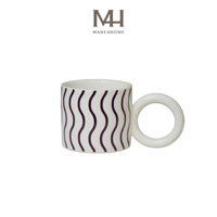 Ly sứ cao cấp hình sóng simple Made4Home size 350ml