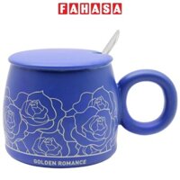 Ly Sứ Có Nắp Kèm Thìa - TP84 - Mẫu 3