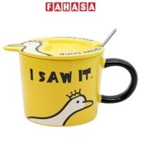 Ly Sứ Có Nắp Kèm Thìa - TP84 - Mẫu 6