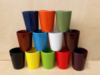 Ly sứ dáng vát không quai đầy đủ các màu