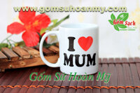 Ly sứ dễ thương tặng mẹ