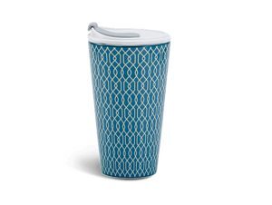 Ly sứ dưỡng sinh 0.48L + nắp Indigo