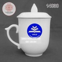 Ly Sứ In Logo Bát Tràng Ngọn Lửa Có Nắp – 14030