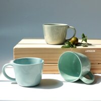 Ly sứ Indochine Amai cao cấp màu Pastel | Cốc sứ màu Pastel | Tách cà phê sứ có quai - Pastel porcelain Indochine cup