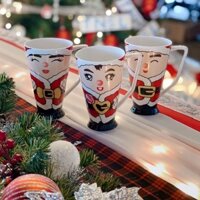 ly sứ Minh Long thân cao mẫu Noel - ly sứ Minh Long mẫu Noel