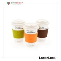 Ly sứ nắp Silicon Lock&Lock Eco Mug Cup 370ml