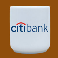 Ly sứ quà tặng Bát Tràng in logo Citibank