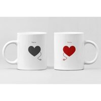 Ly sứ Thái Lan in hình cặp đôi, couple. Quà tặng tình yêu [Bán theo cặp]