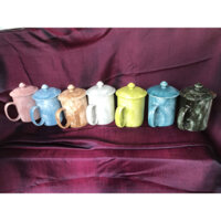 Ly sứ Vân Đá có Nắp MNV-LSML01