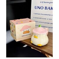 Ly Sứ Vịt Đội Nón Nấm Siêu Cute - Cốc Uống Nước, Decor Bàn Học, Quà Tặng Độc Lạ