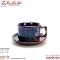 Ly tách cafe gốm sứ men hỏa biến