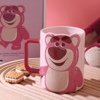 Ly tách gốm sứ Disney Toy Story gấu lotso dâu tây để thương.