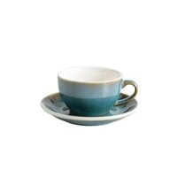 Ly tách sứ hiệu Pressoco Cappucino/ Latte Cup - 250ml - màu xanh Basil