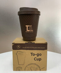 Ly tái chế nắp đậy từ bã cà phê (200ml)