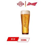 Ly Thủy Tinh Budweiser 330ml - QUÀ TẶNG KHÔNG BÁN
