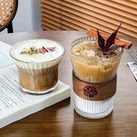 LY THỦY TINH CAO CẤP KÈM VÒNG GỖ. Hộp 6ly