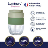 Ly Thuỷ Tinh Có Nắp Luminarc Green 350ml - LUBIV2210