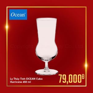 Ly thủy tinh cuba hurricane 450ml