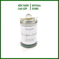 Ly Thủy Tinh D6H11 Nến Thơm Màu Xanh Oliu 95gr