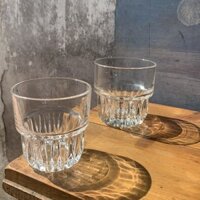 Ly thủy tinh đế sọc (160ml)