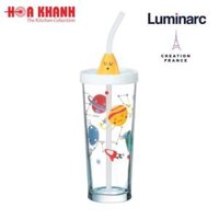 Ly Thủy Tinh Đổi Màu Có Nắp Luminarc Lille Scale Rocket 425ml - P9888