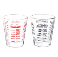 Ly Thủy Tinh Đong Định Lượng 4 Đơn Vị Vạch Chia Espresso 30ml