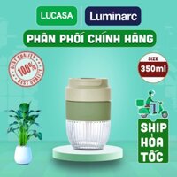 Ly Thủy Tinh Luminarc Green 350ml - Ly Coffee Có Nắp L2210 | Phân Phối Chính Hãng