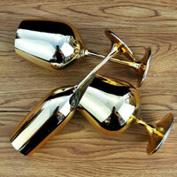 Ly thủy tinh pha lê mạ vàng sang trọng, ly rượu vang đỏ, ly champagne, ly brandy, ly rượu trang trí nhà 2OOA
