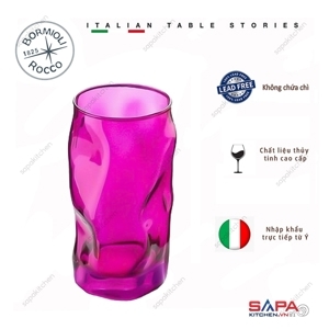 Ly Thủy Tinh Sorgente Bormioli Rocco 45 Cl - 450 ml