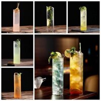 Ly thủy tinh thẳng pha lê cặp đôi phong cách Nhật Bản, ly cocktail, ly uống nước dài, ly Collins, ly nước trái cây, ly t