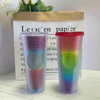 Ly uống nước giữ nhiệt S.T.A.R.B.U.C.K.S cầu vồng  [Hàng Auth - Chọn màu] [Có sẵn] [Ảnh thật]  BonShop.