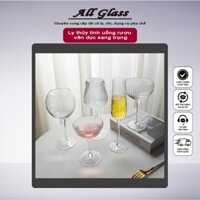 Ly uống rượu vang, cocktail, champagne vân sọc – sang trọng, đẳng cấp