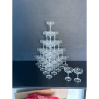Ly Xếp Tháp Pha Lê 5 Tầng 6 Tầng