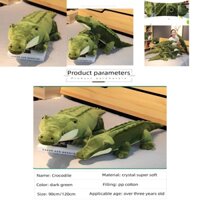 Lyle Thú Nhồi Bông Hình Cá Sấu lyle Chất Liệu Cao Cấp