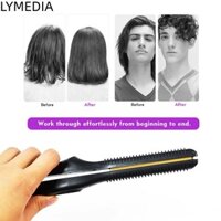 LYMEDIA Máy uốn tóc Mini, Máy duỗi tóc nam nữ điện 2 trong 1, Không làm tổn thương Máy duỗi tóc ion chuyên nghiệp Máy duỗi tóc bằng sắt phẳng