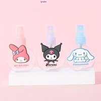 Lyndon 4 Chai rỗng có thể đổ lại, Gel tắm Melody Kuromi Lotion Split Chai, Xà phòng cầm tay dung tích lớn Hộp đựng xà phòng gia dụng phong cách Hàn Quốc Du lịch