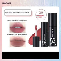 Lyntoor Ống đen Son bóng Son bóng Son môi 💍 ❈ ✷ ❈ ❈ Sữa Mist Khỏa thân Son bùn Matte Lip Mud Trang điểm môi