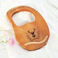 Lyre 16 dây kèm phụ kiện nhạc cụ miễn phí, nhạc cụ dây nhỏ cầm tay, đàn hạc nhỏ, nhạc cụ thích hợp