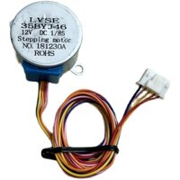Lyse 35BYJ46 Động cơ bước 12V 1 / 85 Động cơ bước từ tính vĩnh viễn Động cơ bước Mini