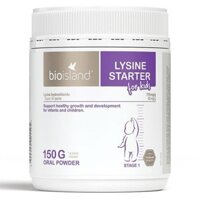 Lysine bột Bio Island Lysine Starter 150g Úc tăng chiều cao cho bé dưới 6 tuổi