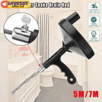 [Lysviet HCM] Dụng cụ thông tắc cống dây dài 5m Sink Pipe Drain Cleaner Unblocker Auger Unblock Plunger
