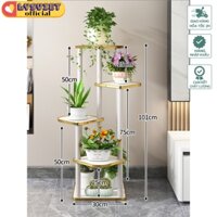 [Lysviet HCM] Kệ Để Cây Cảnh Trong Nhà Gia Dụng Sài Gòn 5 Tầng Golden Luxury 5F