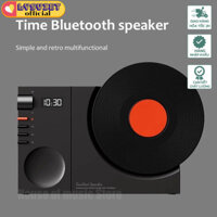 [Lysviet HCM] Loa để bàn phong cách Đĩa Than Retro New Wireless Bluetooth Speakers Desktop