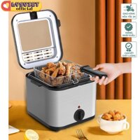 [Lysviet HCM] Nồi Chiên Ngập Dầu Sâu Lòng mini Kaisa Villa 2.5L cá viên chiên JD-8041