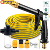 ✨[LysVN] Vòi xịt rửa xe, tưới cây sân vườn áp lực nước kèm bình tạo bọt Super Pressure (dài ống 10 mét)