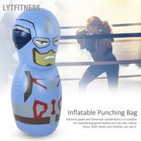 LYTFitness Bóng bay hoạt hình Cột đấm bốc bơm hơi Đầy màu sắc Trẻ em dày lên Túi thể dục